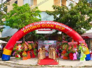 Cổng chào bóng hơi bán giá rẻ 10m x 5m